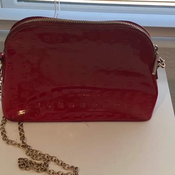 Arcadia Red and Gold Accent Handbag - Picture 6 of 11